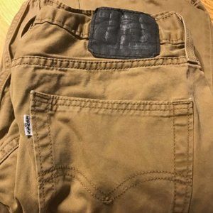 Mens Levis 514 tan jeans  W32 L34